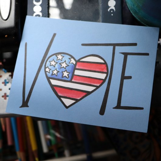 ABSTIMMUNG POSTKARTE