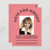 ABSTIMMUNG POSTKARTE (Vorne/Hinten)