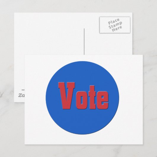 Abstimmung Postkarte (Vorne/Hinten)