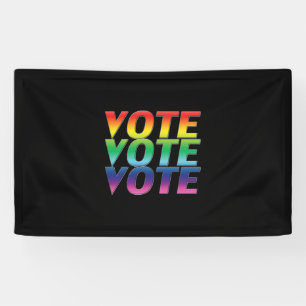 "Abstimmung" Pride lgbtq lgbt Regenbogenfarben sch Banner