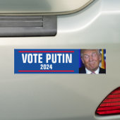 ABSTIMMUNG PUTIN 2024 AUTOAUFKLEBER (Auf Auto)