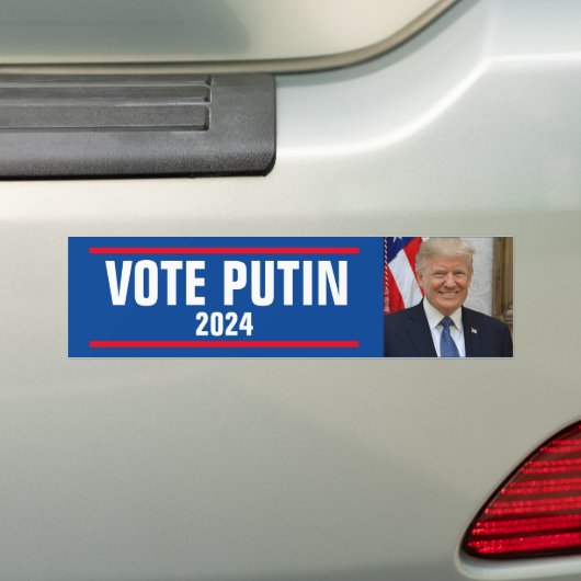 ABSTIMMUNG PUTIN 2024 AUTOAUFKLEBER (Auf Auto)