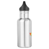 "Abstimmung" Regenbogenfarben lgbtq lgbt Edelstahlflasche (Links)
