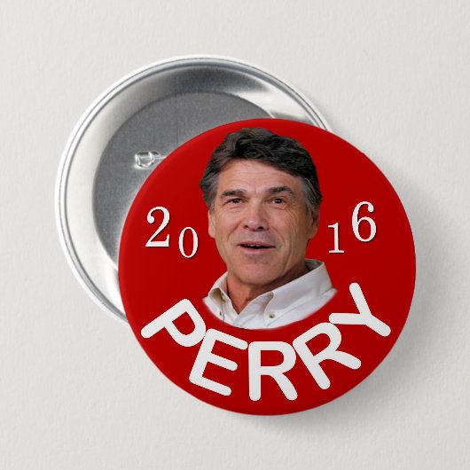 Abstimmung Rick Perry 2016 Button (Vorne & Hinten)