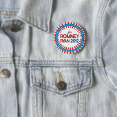 Abstimmung Romney Ryan 2012 Sterne u. Button (Beispiel)