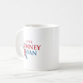 ABSTIMMUNG ROMNEY RYAN AMERIKA KAFFEETASSE (Vorderseite Links)