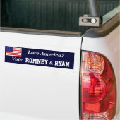 Abstimmung Romney Ryan Autoaufkleber (Auf Lkw)