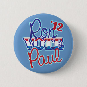 Abstimmung Ron Paul '12 Button