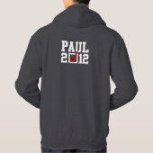 ABSTIMMUNG RON PAUL 2012 (Weiß) Hoodie (Rückseite)