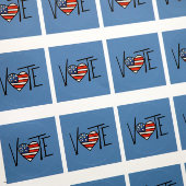 ABSTIMMUNG RUNDER AUFKLEBER