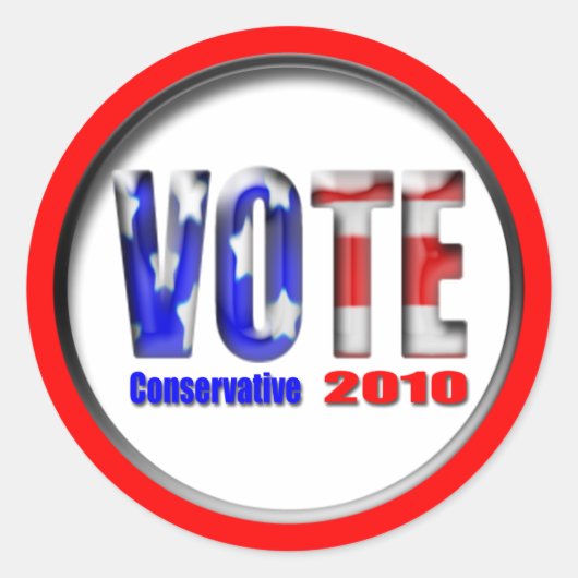 Abstimmung Runder Aufkleber (Vorderseite)