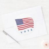 Abstimmung Runder Aufkleber (Umschlag)