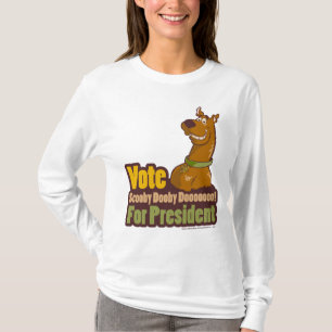 Abstimmung Scooby Dooby Doo für Präsidenten T-Shirt