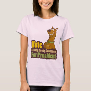 Abstimmung Scooby Dooby Doo für Präsidenten T-Shirt