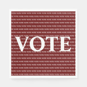 Abstimmung Serviette