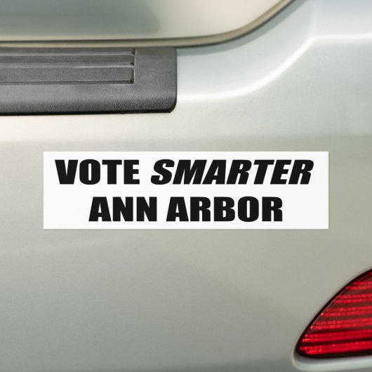 ABSTIMMUNG SMARTER ANN ARBOR AUTOAUFKLEBER (Auf Auto)