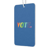 "Abstimmung" - Stolz lgbtq Regenbogenblauer Lufter Autolufterfrischer (Links)
