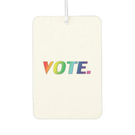 "Abstimmung" - Stolz lgbtq Regenbogenfrischer Autolufterfrischer