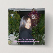 ABSTIMMUNG 'TIFFANY NELSON " BUTTON (Vorderseite)