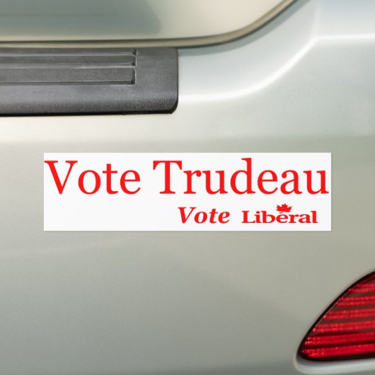 Abstimmung Trudeau Abstimmungs-Liberaler Autoaufkleber (Auf Auto)