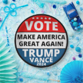 Abstimmung Trump 2024 Pappteller (Party)