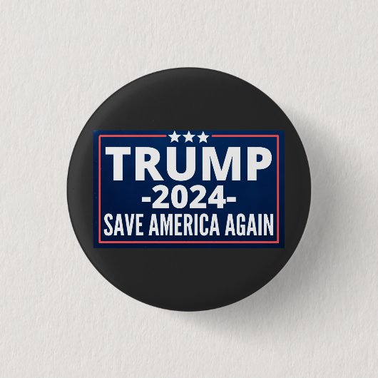 Abstimmung, Trump 2024, Trump 2024, 2024, Trump 20 Button (Vorderseite)