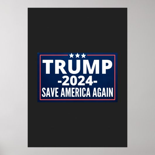 Abstimmung, Trump 2024, Trump 2024, 2024, Trump 20 Poster (Vorne)