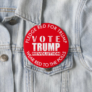 Abstimmung Trump bei den Wahlen 2020 Button