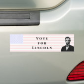 Abstimmung über Abraham Lincoln Autoaufkleber (Auf Auto)