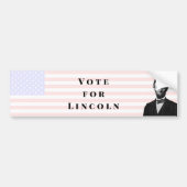 Abstimmung über Abraham Lincoln Autoaufkleber (Vorne)