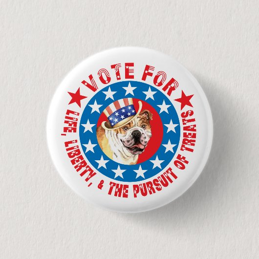 Abstimmung über Bulldog Button (Vorderseite)