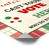 Abstimmung über das Ugliest Weihnachts-Sweater-Zei Poster (Ecke)