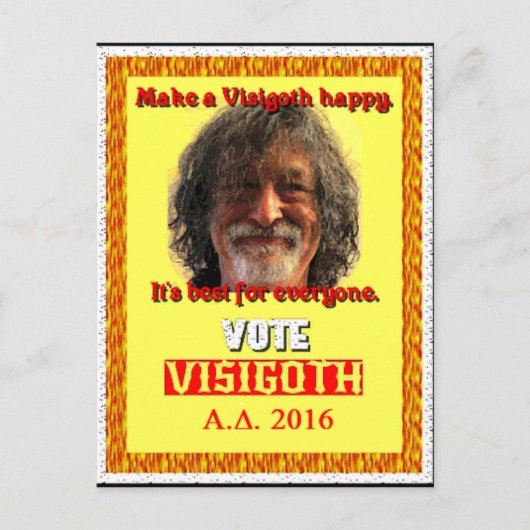 Abstimmung über den Besuch des Präsidenten im Jahr Postkarte (Vorderseite)