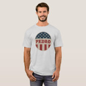 Abstimmung über den Button "Pedro Classic Retro Am T-Shirt (Vorne ganz)