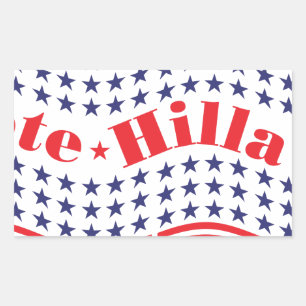 Abstimmung über den Hügel Rechteckiger Aufkleber