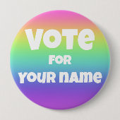 Abstimmung über den Knopf "Personalisierter Name" Button (Vorderseite)