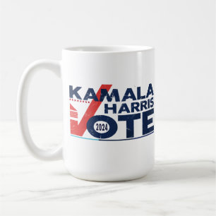 Abstimmung über den T - Shirt Kamala Harris Kaffeetasse