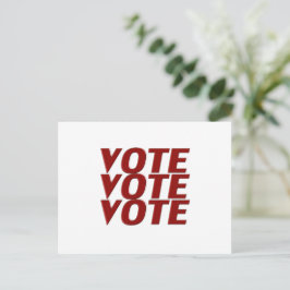 Abstimmung über die Abstimmung über die moderne Ty Postkarte