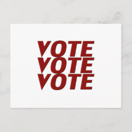 Abstimmung über die Abstimmung über die moderne Ty Postkarte