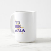 Abstimmung über die Kamala-Tasse Kaffeetasse (Vorderseite Links)