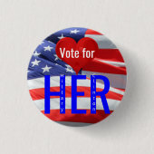 Abstimmung über die Präsidentschaftswahlen von Hil Button (Vorderseite)