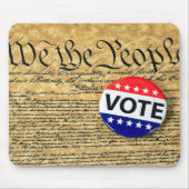 Abstimmung über die Verfassung der Vereinigten Sta Mousepad (Vorne)