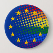 Abstimmung über die Zukunft Europas - Regenbogen Button (Vorderseite)