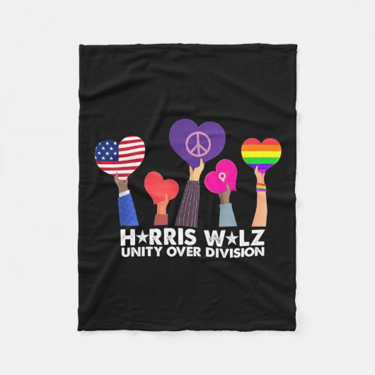 Abstimmung über Division Harris 2024 Wheimer 2024  Fleecedecke (Vorderseite)