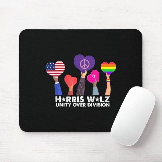 Abstimmung über Division Harris 2024 Wheimer 2024  Mousepad (Mit Mouse)