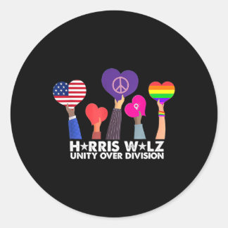 Abstimmung über Division Harris 2024 Wheimer 2024 Runder Aufkleber