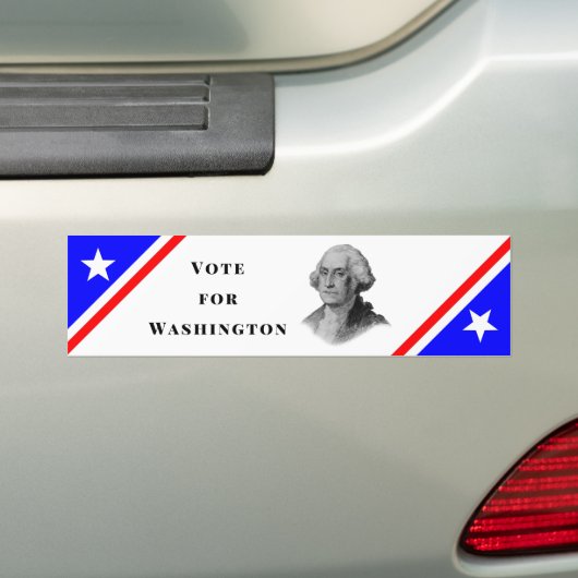 Abstimmung über George Washington Autoaufkleber (Auf Auto)
