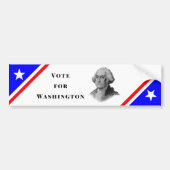 Abstimmung über George Washington Autoaufkleber (Vorne)