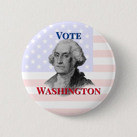 Abstimmung über George Washington Button (Vorderseite)