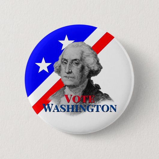 Abstimmung über George Washington Button (Vorderseite)